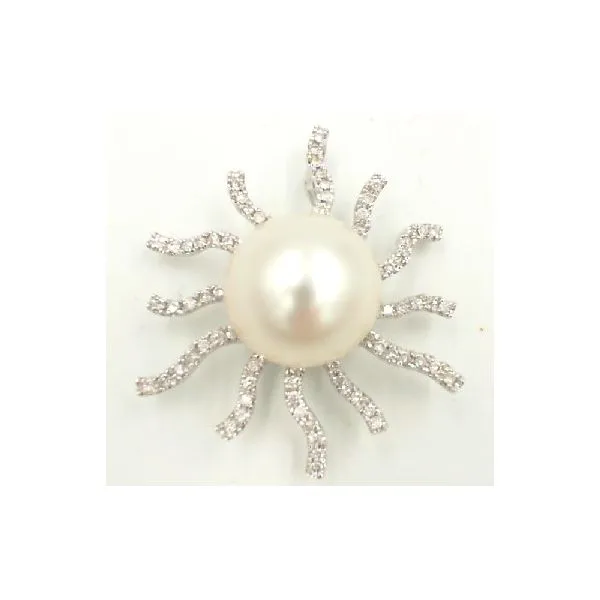 South sea pearl and diamond pendant Enhancery Jewelers San Diego, CA