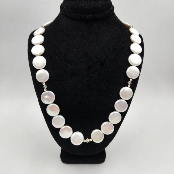 COIN PEARL NECKLACE Enhancery Jewelers San Diego, CA