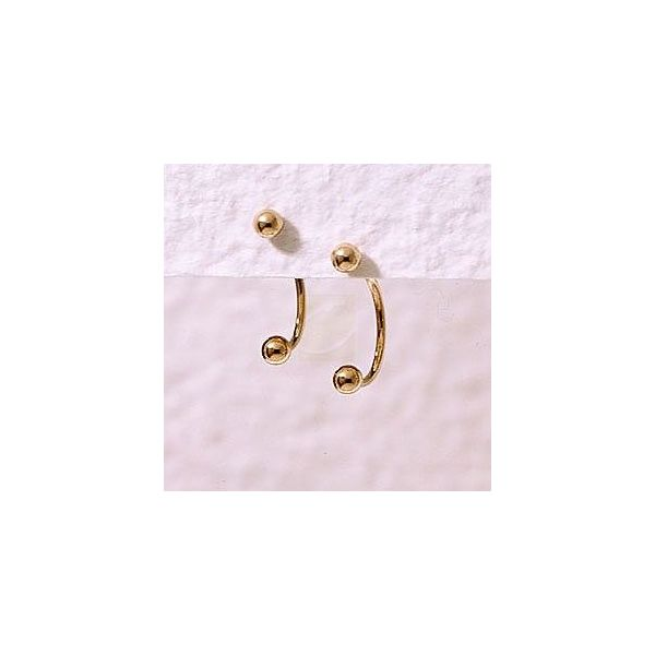 gold earrings Enhancery Jewelers San Diego, CA