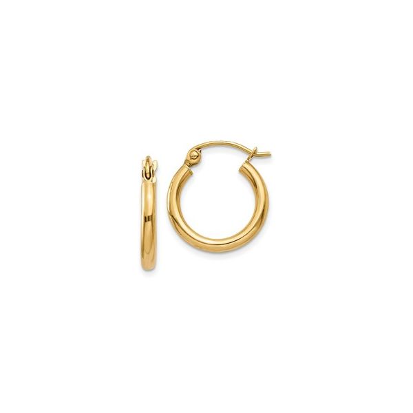 Small hoop earrings Enhancery Jewelers San Diego, CA