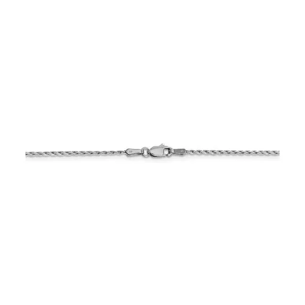 White Gold Wheat Chain Enhancery Jewelers San Diego, CA