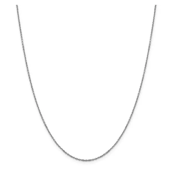 White Gold Cable Link Chain Enhancery Jewelers San Diego, CA