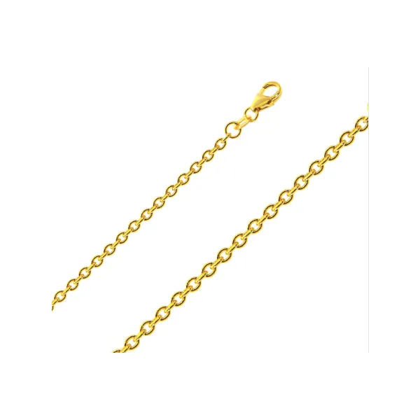 Yellow 14 Karat Rolo Chain Enhancery Jewelers San Diego, CA