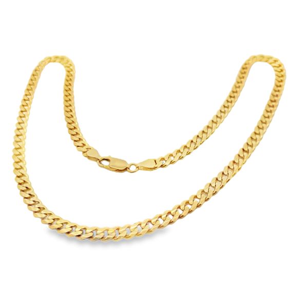 ESTATE Yellow 14 Karat Curb Chain Enhancery Jewelers San Diego, CA