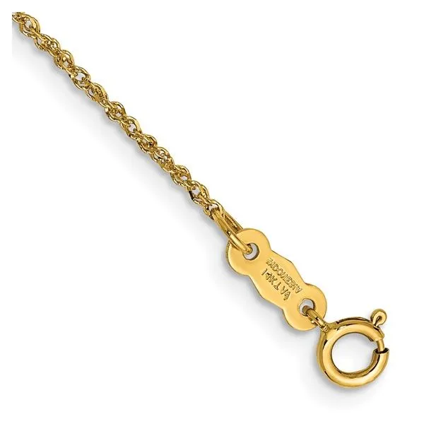Yellow Gold Anklet Enhancery Jewelers San Diego, CA