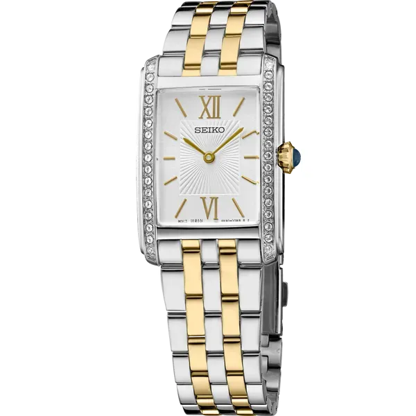Women s Classic Stainless Steel Silver Dial Watch Seiko