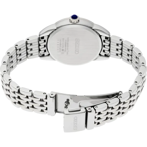 Seiko Essentials Quartz White Dial SUR561 Image 2 Enhancery Jewelers San Diego, CA