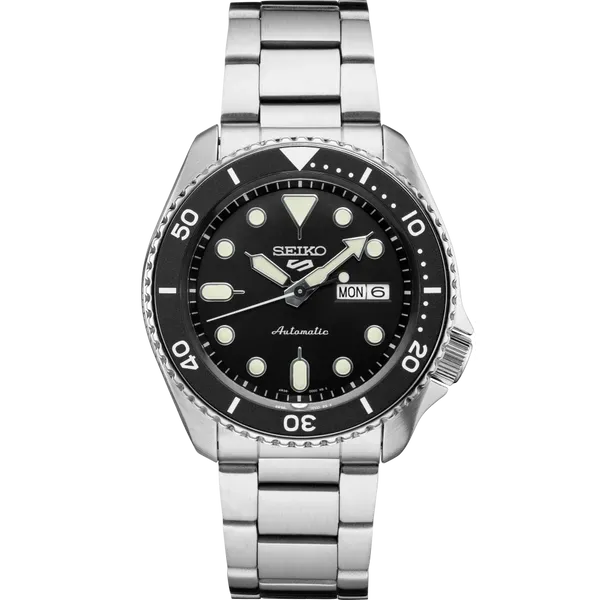 Seiko 5 Sports Automatic Black Dial SRPD55 Enhancery Jewelers San Diego, CA