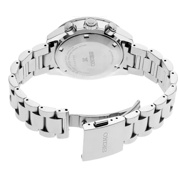 Seiko Prospex Speedtimer Solar Chronograph Silver Dial SSC911 Image 2 Enhancery Jewelers San Diego, CA