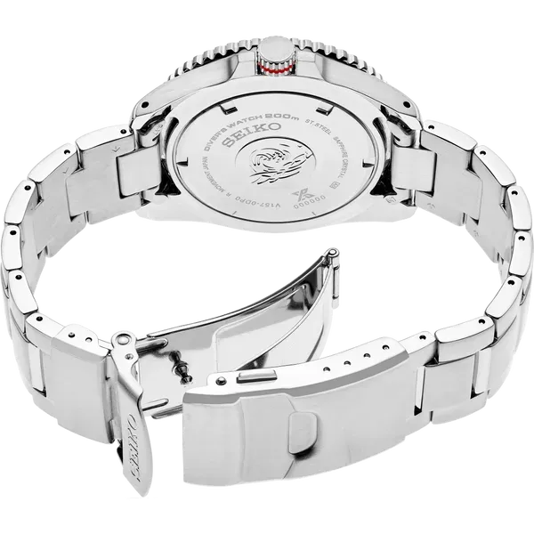 Seiko Prospex  Solar Diver Black Dial SNE589 Image 2 Enhancery Jewelers San Diego, CA