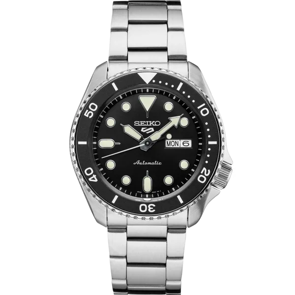 Seiko 5 Sports Automatic Black Dial SRPD55 Enhancery Jewelers San Diego, CA