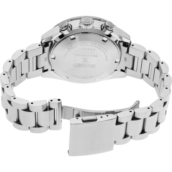 Seiko Prospex Speedtimer Solar Chronograph Red Dial U.S. Special Edition SSC927 Image 2 Enhancery Jewelers San Diego, CA