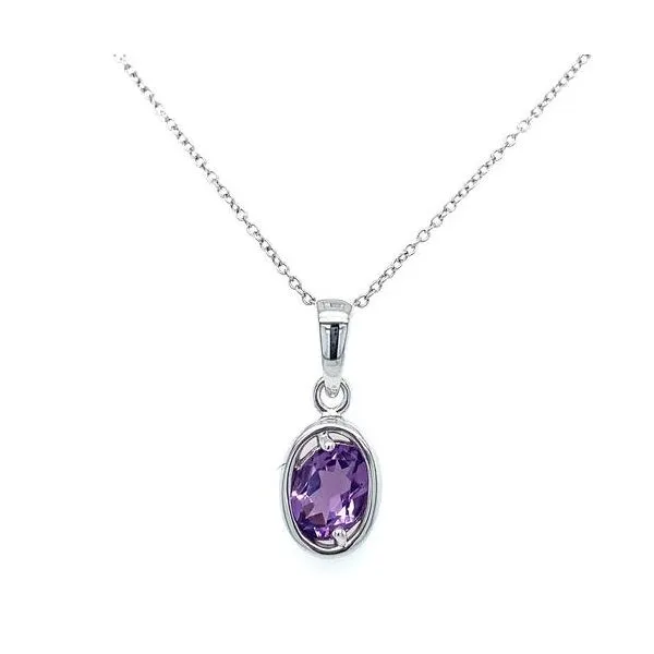 Sterling Silver Amethyst Pendant Enhancery Jewelers San Diego, CA