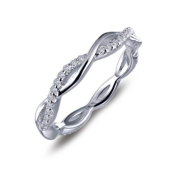 LaFonn Silver Twist Eternity Stackable Ring Enhancery Jewelers San Diego, CA