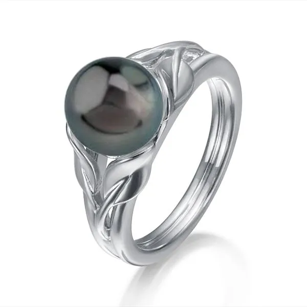 Sterling Silver Tahitian Pearl Ring Enhancery Jewelers San Diego, CA