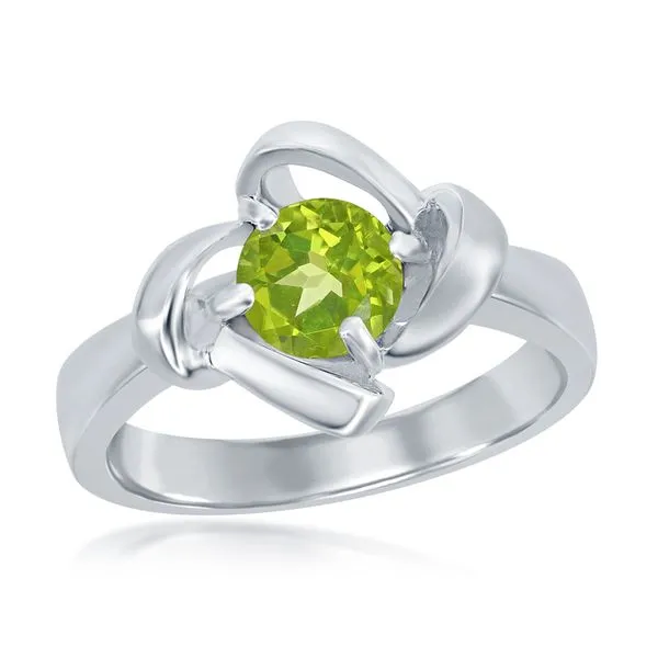 Silver Peridot Ring Enhancery Jewelers San Diego, CA