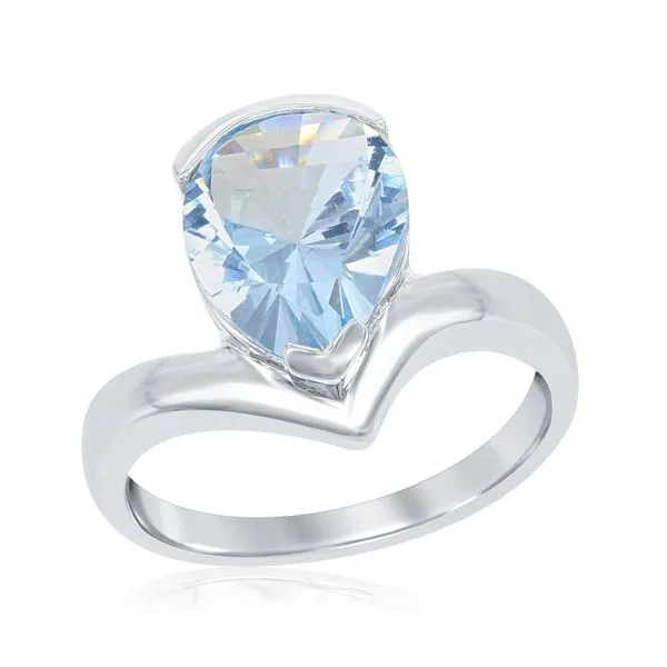 Sterling Silver Blue Topaz Fashion Ring Enhancery Jewelers San Diego, CA