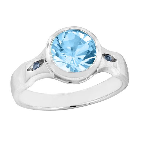 Blue Topaz and Amethyst Ring Enhancery Jewelers San Diego, CA