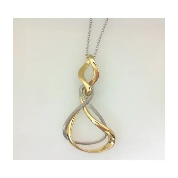 Jorge Revilla Two Tone Silver and Gold Pendant Enhancery Jewelers San Diego, CA