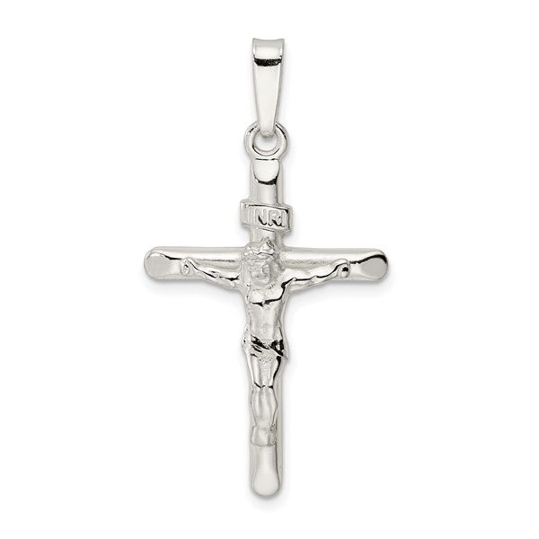 Sterling Silver Polished Crucifix Pendant Enhancery Jewelers San Diego, CA