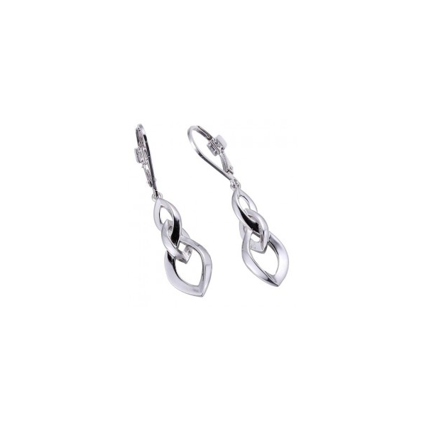 Elle Silver Dangle Earrings Enhancery Jewelers San Diego, CA
