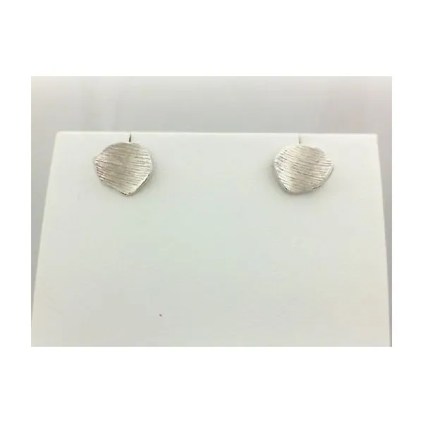 Jorge Revilla Sterling Silver Rhodium Plated Stud Earrings Enhancery Jewelers San Diego, CA