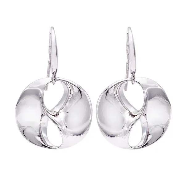 Jorge Revilla Silver Infinity Earrings Enhancery Jewelers San Diego, CA