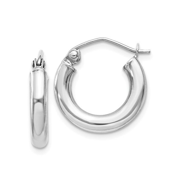 Silver Hoop Earrings Enhancery Jewelers San Diego, CA