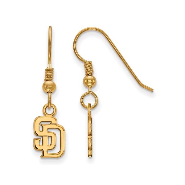 San Diego Padres Dangle Earrings Enhancery Jewelers San Diego, CA