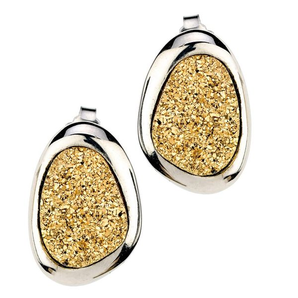 Silver Earrings with Stones Enhancery Jewelers San Diego, CA