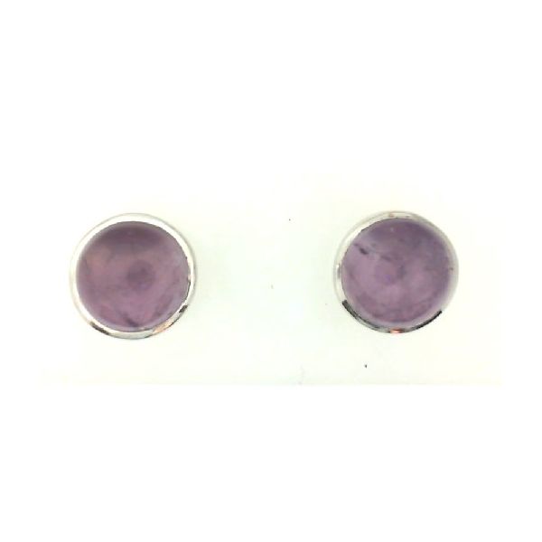 Silver earrings with Amethyst Enhancery Jewelers San Diego, CA