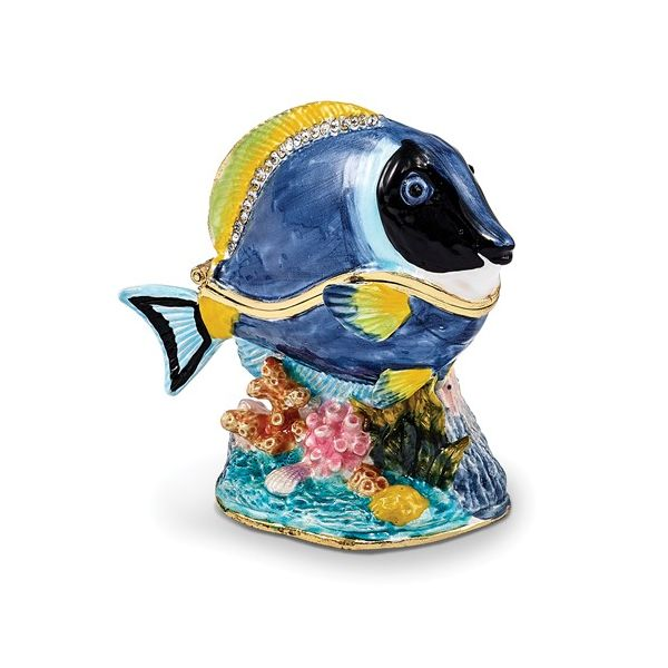 Blue Fish Trinket Box Enhancery Jewelers San Diego, CA