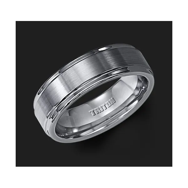 Grey tungsten wedding bands cheap