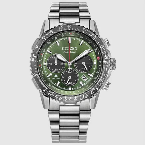 Citizen Promaster Navihawk Green Dial CA4664-60W Enhancery Jewelers San Diego, CA
