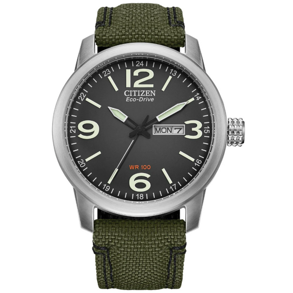 Citizen Men's Military Watch Commemorative Box Set BM8570-09E Enhancery Jewelers San Diego, CA