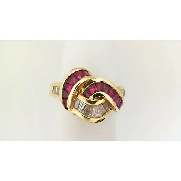 Ruby and Diamond Ring Enhancery Jewelers San Diego, CA
