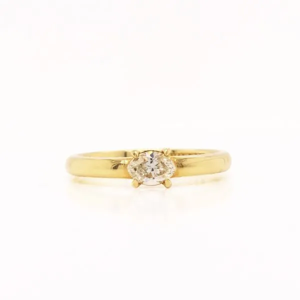 14KY East-West Marquise Diamond Band Erica DelGardo Jewelry Designs Houston, TX