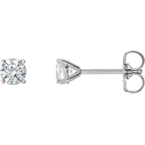 1.07ctw 14KW Diamond Studs Erica DelGardo Jewelry Designs Houston, TX