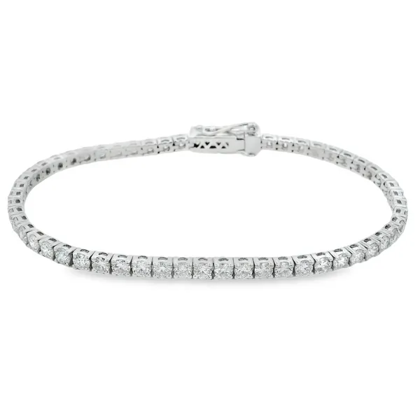 14KW 5.14ctw Lab-Grown Diamond Tennis Bracelet Image 2 Erica DelGardo Jewelry Designs Houston, TX