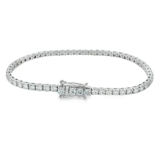 14KW 5.14ctw Lab-Grown Diamond Tennis Bracelet Erica DelGardo Jewelry Designs Houston, TX