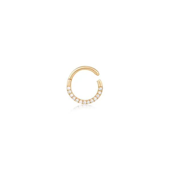 14KY Diamond Clicker Ring Erica DelGardo Jewelry Designs Houston, TX