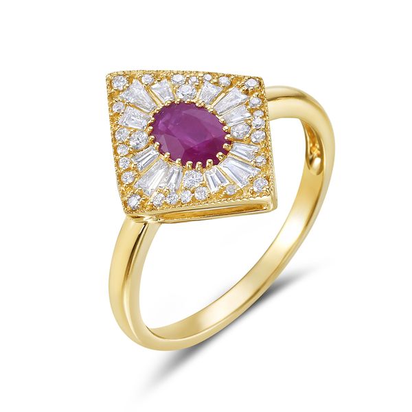 Colored Stone Ring Erica DelGardo Jewelry Designs Houston, TX
