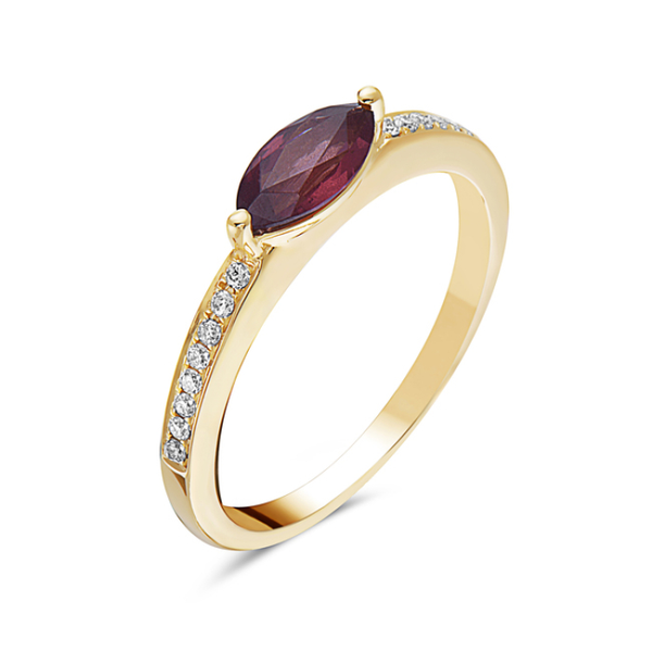 Colored Stone Ring Erica DelGardo Jewelry Designs Houston, TX