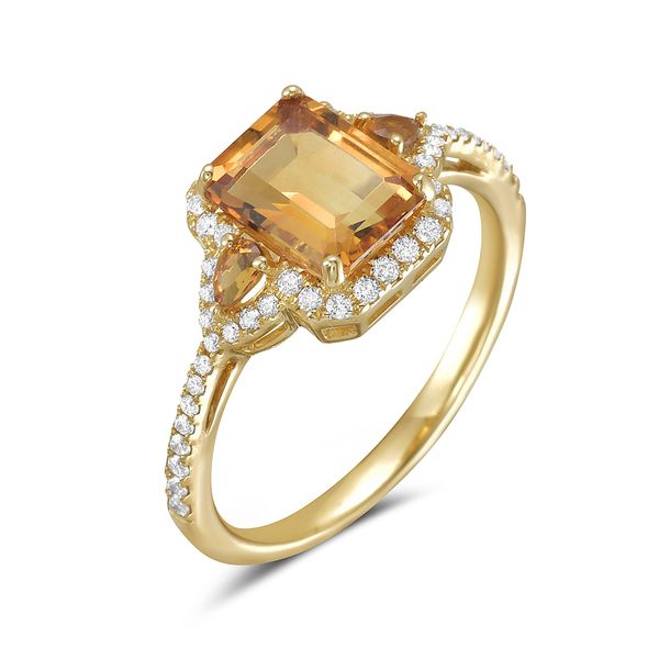 Colored Stone Ring Erica DelGardo Jewelry Designs Houston, TX