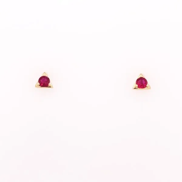 14Y Ruby Earrings Erica DelGardo Jewelry Designs Houston, TX