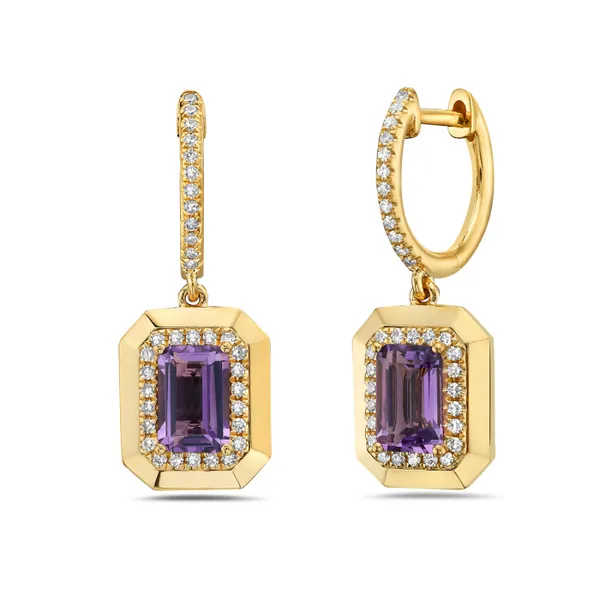 Colored Stone Earrings Erica DelGardo Jewelry Designs Houston, TX