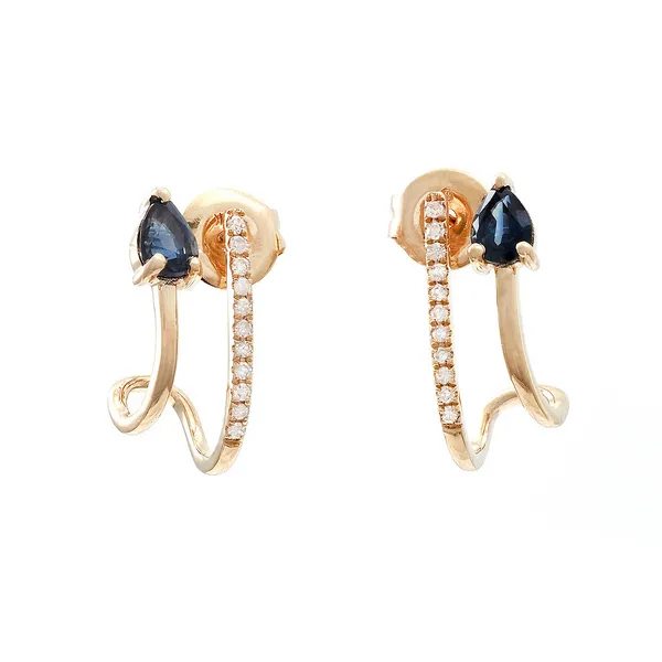 Colored Stone Earrings Erica DelGardo Jewelry Designs Houston, TX