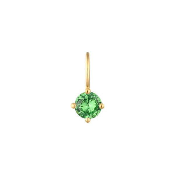 MAY | Green Tsavorite Necklace Charm Erica DelGardo Jewelry Designs Houston, TX