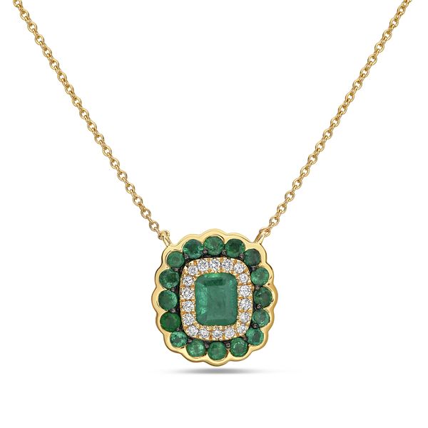 Colored Stone Necklace Erica DelGardo Jewelry Designs Houston, TX