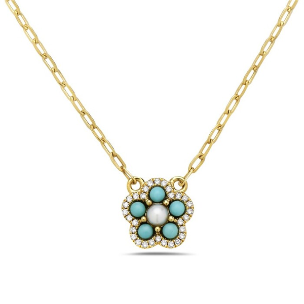 Colored Stone Necklace Erica DelGardo Jewelry Designs Houston, TX